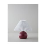 English Home Kalida Metal Abajur 24 cm Bordo