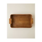 English Home Katie Mdf Dekoratif Tepsi 45x7 cm Kahverengi