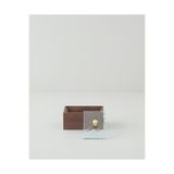 English Home Kavita Dekoratif Kutu 15x10x8 cm Koyu Kahverengi