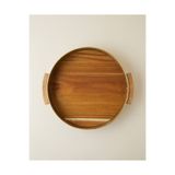 English Home Kiara Mdf Dekoratif Tepsi 45x40 cm Kahve