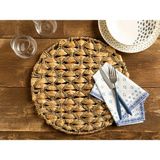 English Home Knit Hasır Amerikan Servis 38 cm Bej - 38 x 38 cm