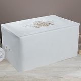English Home Lace Damask Hurç 74x46x46 cm Beyaz