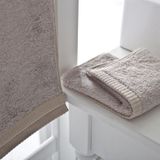 English Home Leafy Bej 50x90 cm Bambu Yüz Havlusu