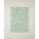 English Home Leafy Touch Pamuk Jakarlı El Havlusu 30X40 cm Yeşil - Ebat