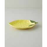 English Home Lemonella Seramik Kayık Tabak 27X19X3 cm Sarı - Açık Sarı