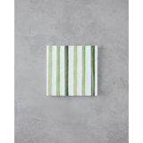 English Home Linara 20'li Kağıt Peçete 33x33 cm Yeşil Renkli Şerit Desenli Sofra ve Parti Kullanımına Uygun