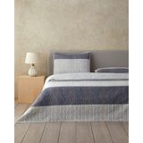 English Home Line Art Çift Kişilik Yatak Örtüsü Takımı Gri - 200 x 220 cm
