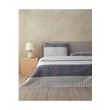 English Home Line Art Çift Kişilik Yatak Örtüsü Takımı Gri
