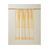 English Home Linosa Rejenere Çizgili Peştamal 80x150 cm Sarı