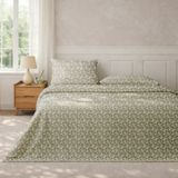 English Home Lora Sage Haki Çift Kişilik Nevresim Takımı 200x220