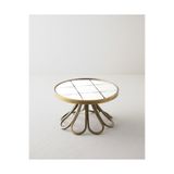 English Home Loretta Dekoratif Tepsi 25x25x15,5 cm Bronz