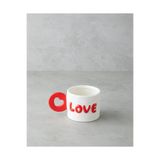 English Home Love More Stoneware Kupa 400 ml Pembe