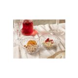 English Home Luly Cam 2 Bölmeli 25 cm Şeffaf Çerezlik