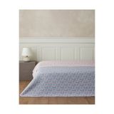 English Home Lumira Fiorito Tek Kişilik Çok Amaçlı Örtü 160x220 cm Açık Mavi