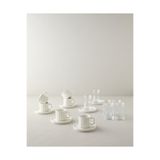 English Home Lunara Porselen 18 Parça 6 Kişilik Çay-Kahve Takımı 170-90 ml Beyaz