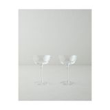 English Home Lustrous Kristal 2’li Kahve Yanı Kadeh 165 ml Şeffaf
