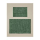 English Home Macaroni Kaydırmaz Taban Banyo Paspası Seti 60X90 + 40X60 cm Yeşil