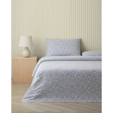 English Home Maren Baskılı Pamuklu Çift Kişilik Pike Takımı 200x220 cm Mavi Desenli 2 Parça - 001-Renkli