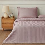 English Home Maren Line Gül Kurusu Çift Kişilik Saten Nevresim Takımı 200x220