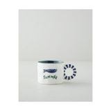 English Home Mariner Blues New Bone China Kupa 260 ml Mavi-yeşil