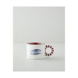 English Home Mariner Fishy New Bone China Kupa 260 ml Mavi - Kırmızı -Yeşil