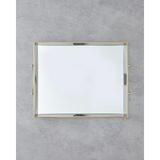 English Home Marsilya Gold Cam Dekoratif Tepsi 43.3x33x5 cm Evinize Değer Katar Zarif Tasarım