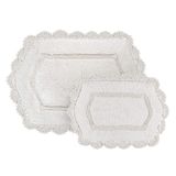 English Home Mia Pamuklu BANYO PASPASI SETI 60x90 + 40x60 cm Krem