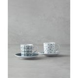 English Home Mika Porselen Kahve Fincan Takımı 4 Parça 2 Kişilik Yeşil
