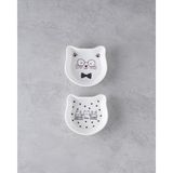 English Home Mingle Mingle Seramik 2'li Kase 14 cm Beyaz