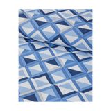 English Home Mini Argyle Mavi Tek Kişilik Nevresim Takımı