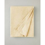 English Home Modern Grid Tek Kişilik Pike 150X220 cm Sarı