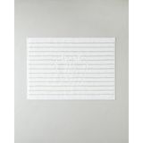 English Home Mono Stripe Pamuk Ayak Havlusu 50x70 cm Beyaz - Bej - Ebat