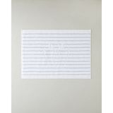 English Home Mono Stripe Pamuk Ayak Havlusu 50X70 cm Beyaz - Mavi - 50 x 70