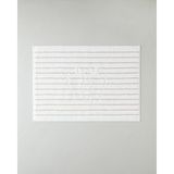 English Home Mono Stripe Pamuk Ayak Havlusu 50x70 cm Beyaz - Pembe - 001-Beyaz - Renk
