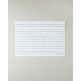 English Home Mono Stripe Pamuk Ayak Havlusu 50x70 cm Beyaz - Yeşil - Ebat
