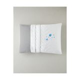 English Home Napline Pamuklu Kapitoneli Sıvı Geçirmez Alez Yastık Kılıfı 50X70 cm Beyaz