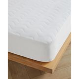 English Home Napline Pamuklu Kapitoneli Sıvı Geçirmez Tek Kişilik Alez 100X200 cm Beyaz - 100 x 200 cm