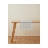 English Home Nour Runner 45x145 cm Silver