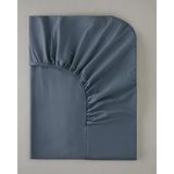 English Home Novella Premium Pamuk Dokulu King Size Lastikli Çarşaf 180x200 cm Denim Mavi - 180 x 200 cm