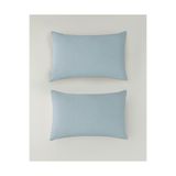 English Home Novella Premium Soft Cotton 2'li Yastık Kılıfı 50X70 Cm, Mavi, 50 x 70
