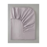 English Home Novella Premium Soft Cotton Tek Kişilik Plus Lastikli Çarşaf 120x200 cm Lila