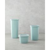 English Home Novia Plastik 3'lü Kavanoz 550 ml-1200 ml-1700 ml Açık Yeşil