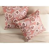 English Home Pansy Bloom Pamuklu 2'li Yastık Kılıfı 65 x 65 cm Pembe
