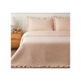 English Home Pembe Yatak Örtüsü SOFT RUFFLE