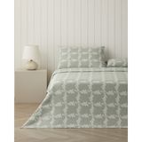 English Home Pera Çift Kişilik Pike Takımı 200X220 cm Yeşil - Adaçayı Yeşili