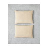 English Home Petit Check Pamuklu 2li Yastık Kılıfı 50x70 cm Sarı-Yeşil