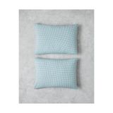 English Home Petit Check Pamuklu 2li Yastık Kılıfı 50x70 cm Yeşil-Mavi