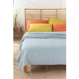 English Home Petit Florets Baskılı Petrol Yeşili 200x220 cm Çift Kişilik Pike