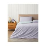 English Home Petite Blossom Kolay Ütülenir Çift Kişilik Nevresim Takımı 200X220 cm Seledon - Lila