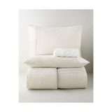 English Home Petite Lace Pamuk Çarşaflı Çift Kişilik Nevresim Takımı 200x220 cm Bej